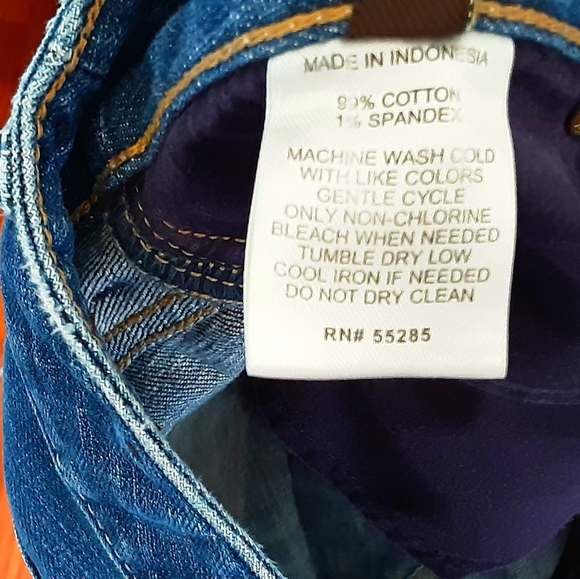 Express Jeans Boot Cut Size 12 Distressed EUC - Picture 10 of 11